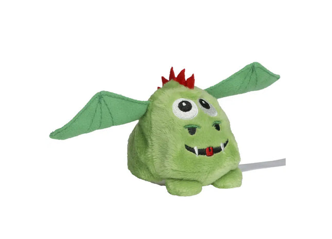 MiniFeet Drache - hellgrün - Stoffdrache, Kuscheltier, Plüschdrache TK Gruppe® Grosshandel 