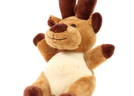 MiniFeet Elch Oke - Braun Plüschelch Kuscheltier Weich & Liebenswert Geschenkidee TK Gruppe® Grosshandel 