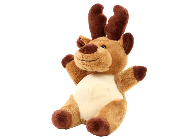 MiniFeet Elch Oke - Braun Plüschelch Kuscheltier Weich & Liebenswert Geschenkidee TK Gruppe® Grosshandel 