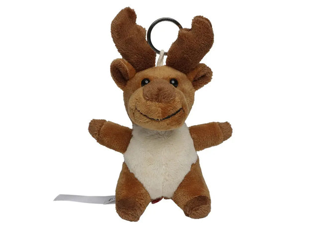 MiniFeet Elch-Schlüsselanhänger in Braun - Tierisches Charme-Accessoire TK Gruppe® Grosshandel 