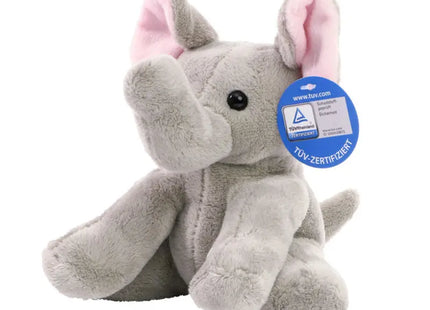 MiniFeet Elefant Linus - grau - Stoffelefant, Kuscheltier, Plüschtier TK Gruppe® Grosshandel 