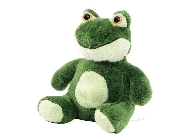 MiniFeet Hans, Dekorativer Frosch in Hellgrün – Gartenfigur TK Gruppe® Grosshandel 