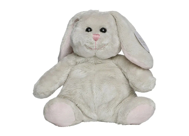 MiniFeet Hase Martha - Grau Plüschhase Weich & Niedlich Deko & Spielzeug Geschenkidee TK Gruppe® Grosshandel 