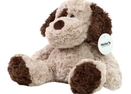 MiniFeet Hund Sönke - Hellbraun Plüschhund Weich & Niedlich Deko & Spielzeug Geschenkidee TK Gruppe® Grosshandel 