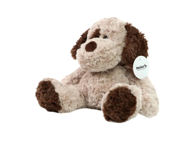 MiniFeet Hund Sönke - Hellbraun Plüschhund Weich & Niedlich Deko & Spielzeug Geschenkidee TK Gruppe® Grosshandel 