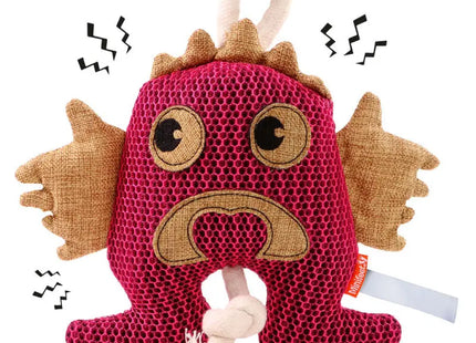 MiniFeet Hunde-Monster-Spielzeug - Pink, Plüsch-Spielzeug, Interaktives Haustier-Zubehör TK Gruppe® Grosshandel 
