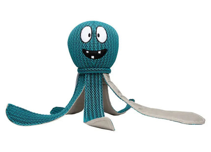 MiniFeet Hundespielzeug: Krake Bubbles in Blau – Weich & Spaßfördernd TK Gruppe® Grosshandel 