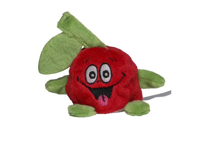 MiniFeet Kirsche - Rot Plüschfrucht Weich & Lebhaft Deko & Spielzeug Geschenkidee TK Gruppe® Grosshandel 