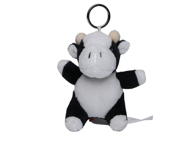 MiniFeet Kuh-Schlüsselanhänger in Schwarz-Weiß - Bauernhof-Chic Accessoire TK Gruppe® Grosshandel 