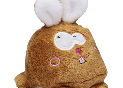 MiniFeet Kuschelhase in Braun - Weicher Plüschfreund TK Gruppe® Grosshandel 