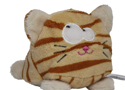 MiniFeet Kuschelkatze in Braun - Weiches Plüschtier für Zuhause TK Gruppe® Grosshandel 
