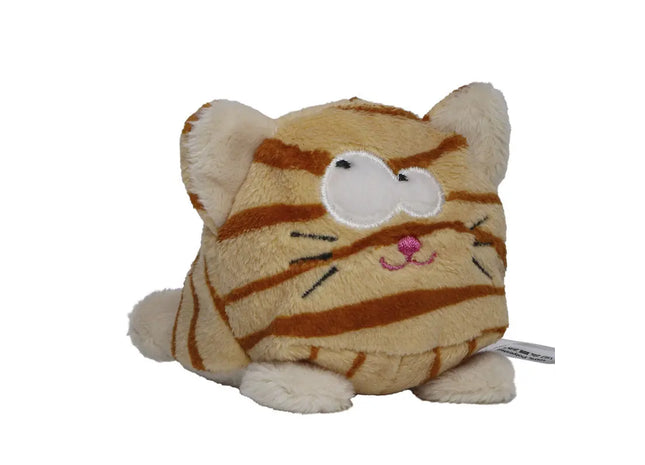 MiniFeet Kuschelkatze in Braun - Weiches Plüschtier für Zuhause TK Gruppe® Grosshandel 