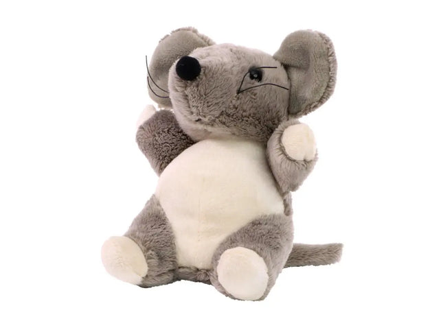 MiniFeet Maus Vivien in Grau – Charmante Dekofigur für Innenräume TK Gruppe® Grosshandel 