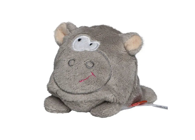 MiniFeet Nilpferd - Grau Plüschnilpferd Weich & Niedlich Deko & Spielzeug Geschenk TK Gruppe® Grosshandel 
