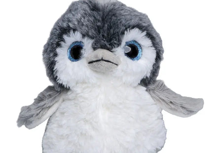 MiniFeet Pinguin Maurice - Grau Plüschpinguin Weich & Niedlich Deko & Spielzeug Geschenk TK Gruppe® Grosshandel 