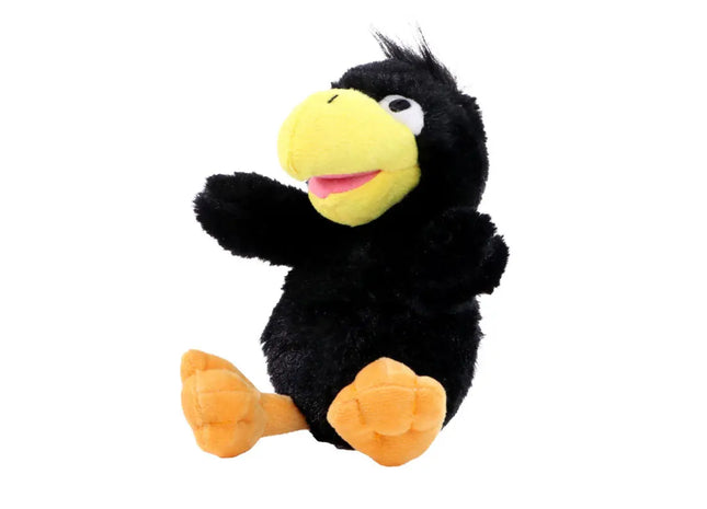 MiniFeet Rabe Karl - Schwarz Plüschrabe Weich & Niedlich Deko & Spielzeug Geschenk TK Gruppe® Grosshandel 