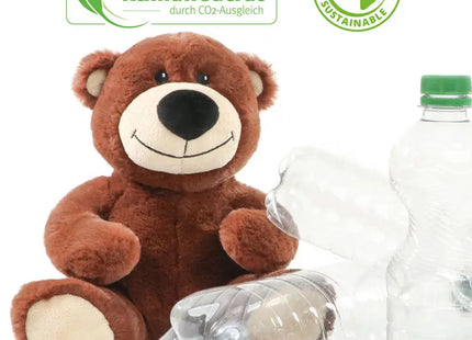 MiniFeet RecycelBär Nature in Braun – Umweltfreundliche Dekofigur TK Gruppe® Grosshandel 