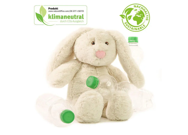 MiniFeet RecycelHase in Creme – Nachhaltige Osterdekofigur TK Gruppe® Grosshandel 