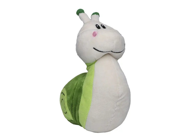 MiniFeet Schnecke Susanne - Hellgrün Kuscheltier für Babys Weiches Spielzeug für Kleinkinder TK Gruppe® Grosshandel 