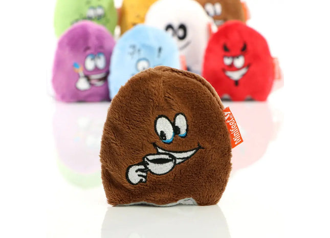 MiniFeet Teamgeist Anti-Stress-Ball in Braun TK Gruppe® Grosshandel 