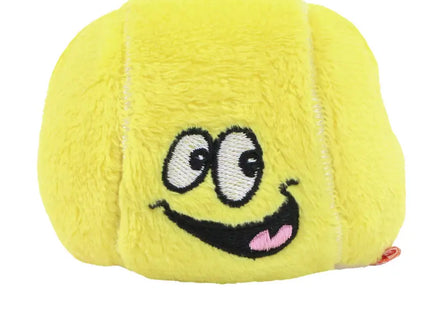 MiniFeet Tennisball - Gelber Plüschball für Kinder Weicher Tennisball für drinnen und draußen TK Gruppe® Grosshandel 