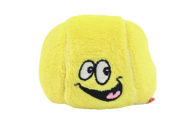 MiniFeet Tennisball - Gelber Plüschball für Kinder Weicher Tennisball für drinnen und draußen TK Gruppe® Grosshandel 