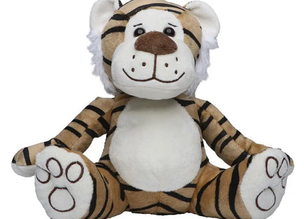 MiniFeet Tiger Lucy - Hellbraunes Kuscheltier für Kinder Realistisches Design, Weicher Plüsch TK Gruppe® Grosshandel 