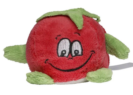 MiniFeet Tomate - Realistisches Plüschspielzeug in lebendigem Rot für Kinder Weiches Material TK Gruppe® Grosshandel 