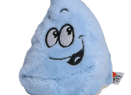 MiniFeet Tropfen - Plüschtier in leuchtendem Blau für Kinder Weiches Material TK Gruppe® Grosshandel 