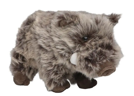 MiniFeet Wildschwein Nicolo - Braun, Niedliches Plüsch-Wildschwein für Kinder zum Spielen und Sammeln TK Gruppe® Grosshandel 
