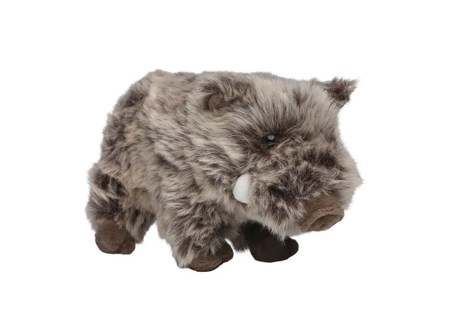 MiniFeet Wildschwein Nicolo - Braun, Niedliches Plüsch-Wildschwein für Kinder zum Spielen und Sammeln TK Gruppe® Grosshandel 