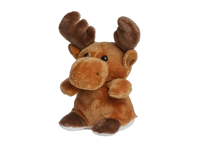 MiniFeet XXL Elch - Riesiges Plüsch-Elchspielzeug für Kinder: Realistisches Design in Naturbraun TK Gruppe® Grosshandel 