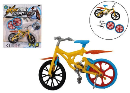 Miniatur BMX Fingerbike, 12.5 cm, mit Zubehör, Für Geschicklichkeitsspiele TK Gruppe® Grosshandel 
