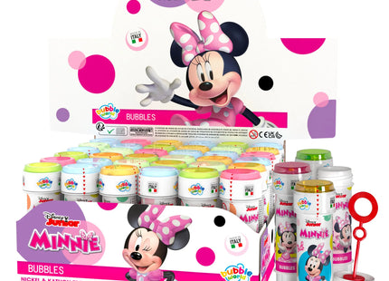 Minnie Mouse Seifenblasen 60Ml Mit Puzzle-Labyrinth Deckel - Kinderspielzeug Für Draußen TK Gruppe® Grosshandel 