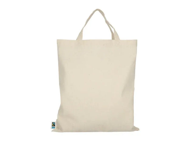 Mittelgroße Fairtrade-Baumwolltasche, Natürlich & Nachhaltig, Einkaufstasche TK Gruppe® Grosshandel 