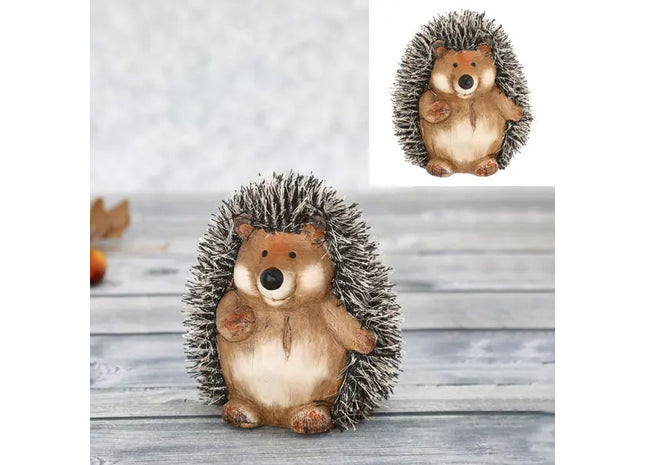 Mittelgroße Igel Figur – Dekorative Waldtier Statue, ca. 12cmH, Charmante Wohnaccessoires TK Gruppe® Grosshandel 