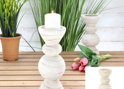 Mittelgroßer Kerzenhalter, Design 2, 26 cm Hoch - Elegantes Dekoelement TK Gruppe® Grosshandel 