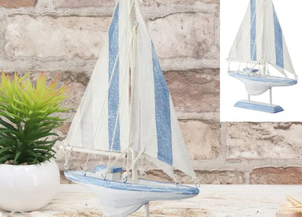 Mittelgroßes Segelboot-Modell, ca. 30,5 cm - Maritimes Dekor TK Gruppe® Grosshandel 
