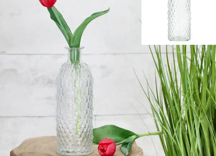 Mittlere Klare Glasvase, 20cm Hoch, Eleganter Transparenter Blumenhalter TK Gruppe® Grosshandel 