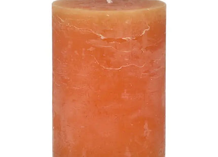 Mittlere Rustikale Stumpenkerze in Honig, 7x10cm - Gemütliches Licht TK Gruppe® Grosshandel 