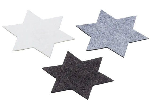 Mittlere Stern-Untersetzer, Set aus 3, Dekorativ, 20cm Durchmesser TK Gruppe® Grosshandel 