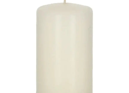 Mittlere Stumpenkerze in Creme, 6x10cm - Stilvolle Wohnraumdekoration TK Gruppe® Grosshandel 