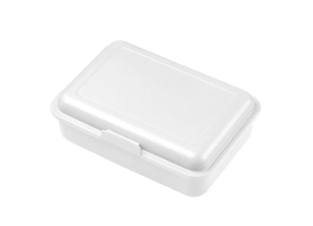Mittlere Vorratsdose Schul-Box - Weiß Vielseitige Aufbewahrung Praktisch & Robust TK Gruppe® Grosshandel 