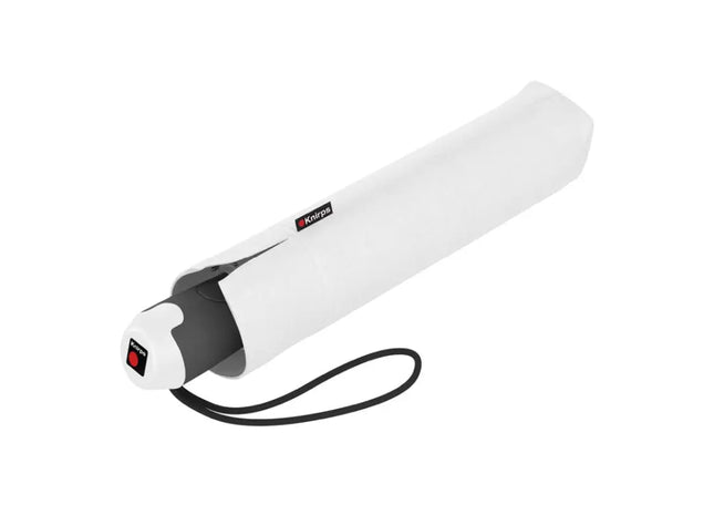 Mittlerer Taschenschirm E.200 duomatic - weiß: Elegant, automatisch, robust, ideal für unterwegs TK Gruppe® Grosshandel 