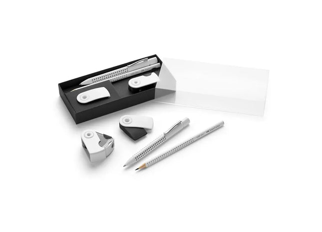 Mix Schreibset - Weiß - Vielseitiges Schreibwerkzeug für Kreativität und Produktivität TK Gruppe® Grosshandel 