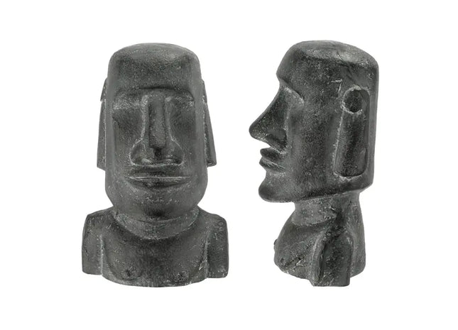 Moai Kopf Skulptur, Design 2, Höhe 46 cm TK Gruppe® Grosshandel 