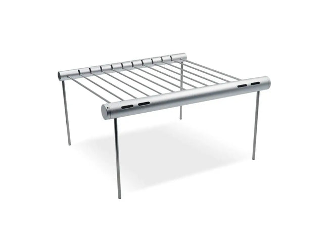 Mobiler BBQ Grill – Tragbarer und stilvoller Grill in Silber TK Gruppe® Grosshandel 