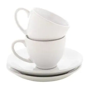 Mocca Espresso-Set in Schneeweiß - Klassisch & Elegant TK Gruppe® Grosshandel 