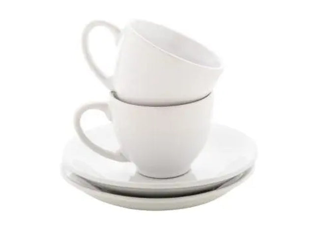 Mocca Espresso-Set in Schneeweiß - Klassisch & Elegant TK Gruppe® Grosshandel 