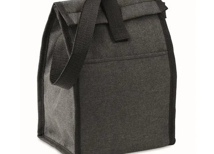 Moderne Lunch-Tasche Bobe aus 600D RPET, Schwarz TK Gruppe® Grosshandel 